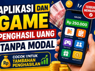 Aplikasi dan Game Penghasil Uang Sehari 100 Ribu Tanpa Modal